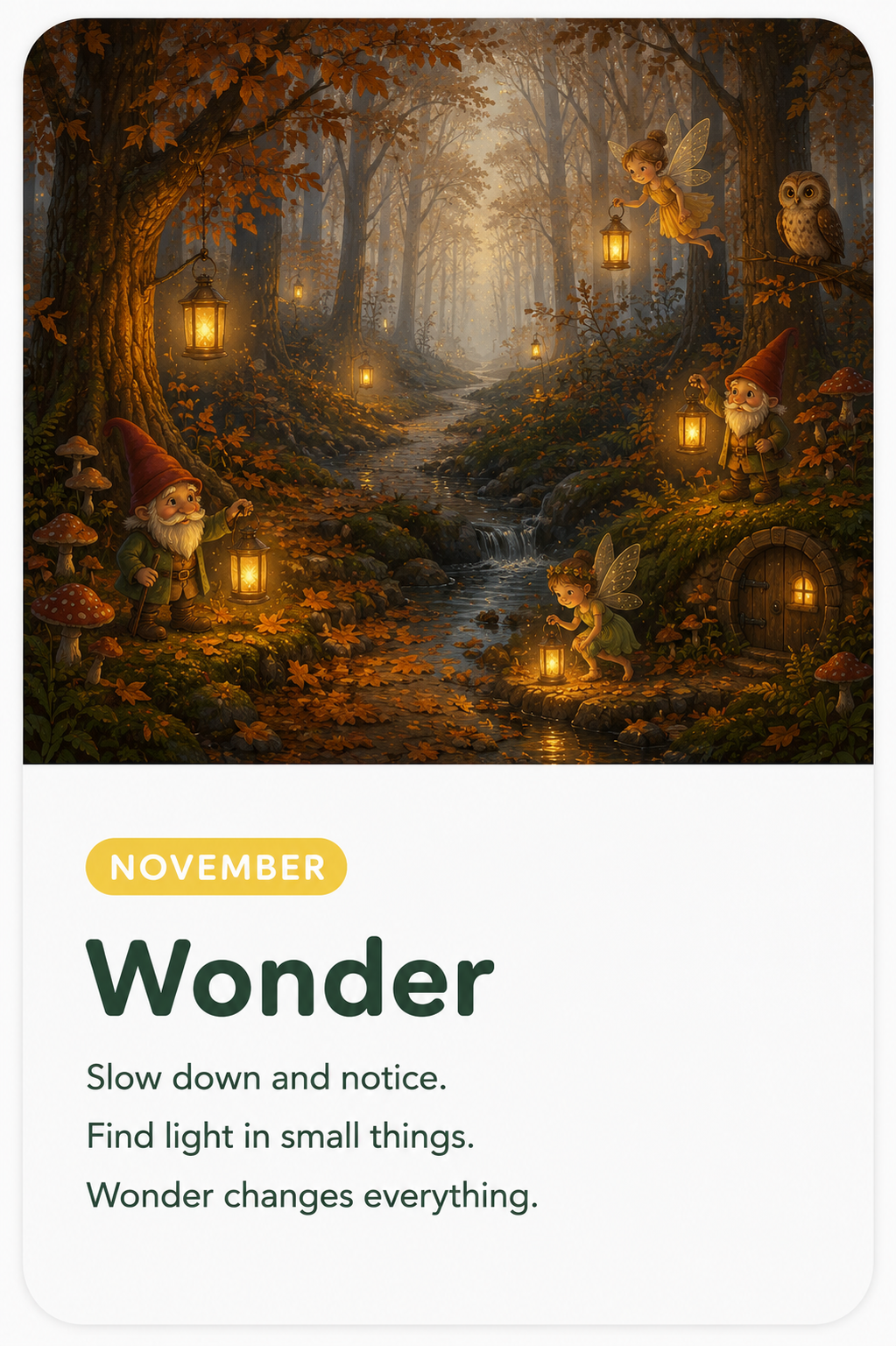 November โ Wonder