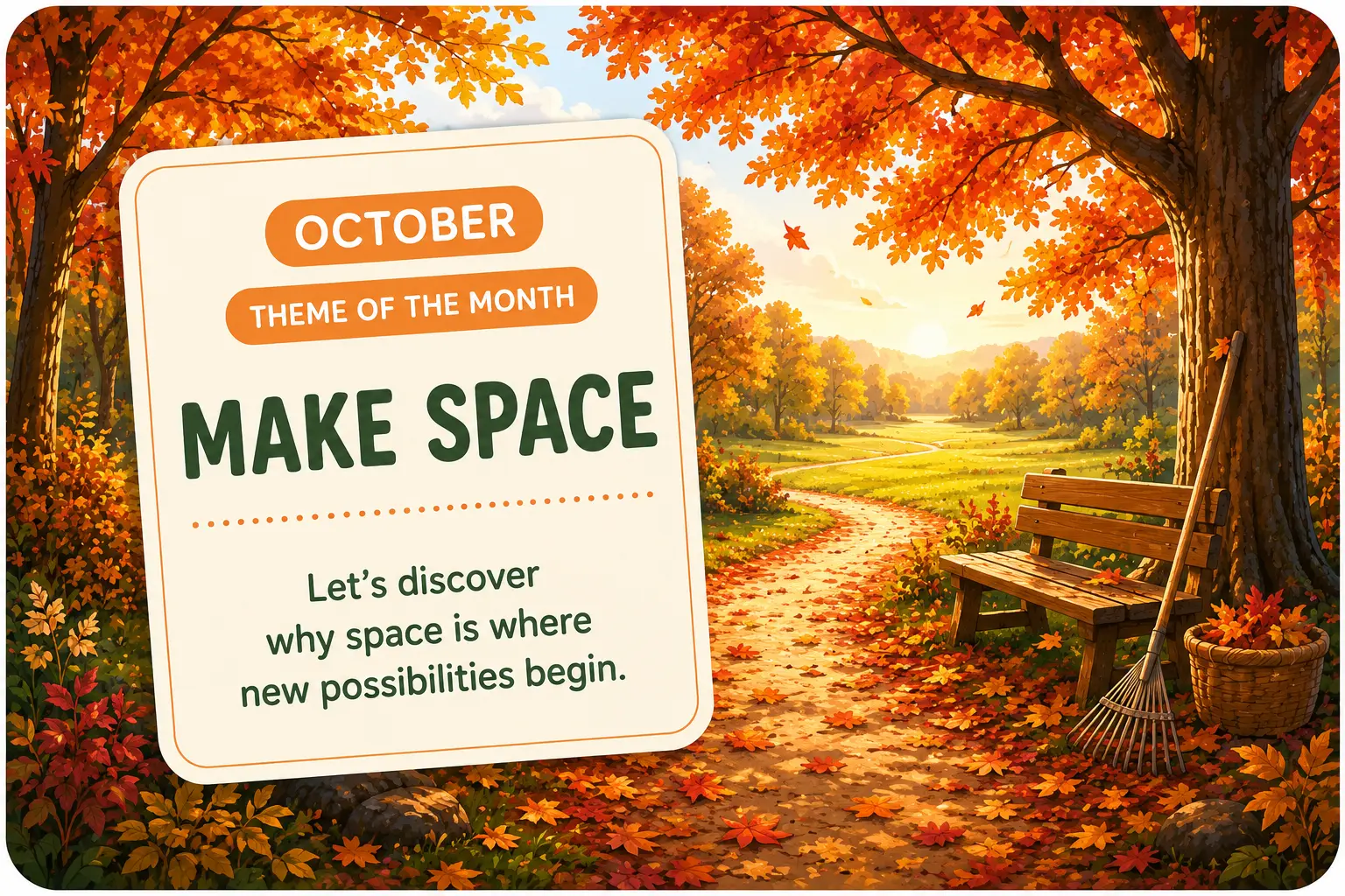 October — Make Space